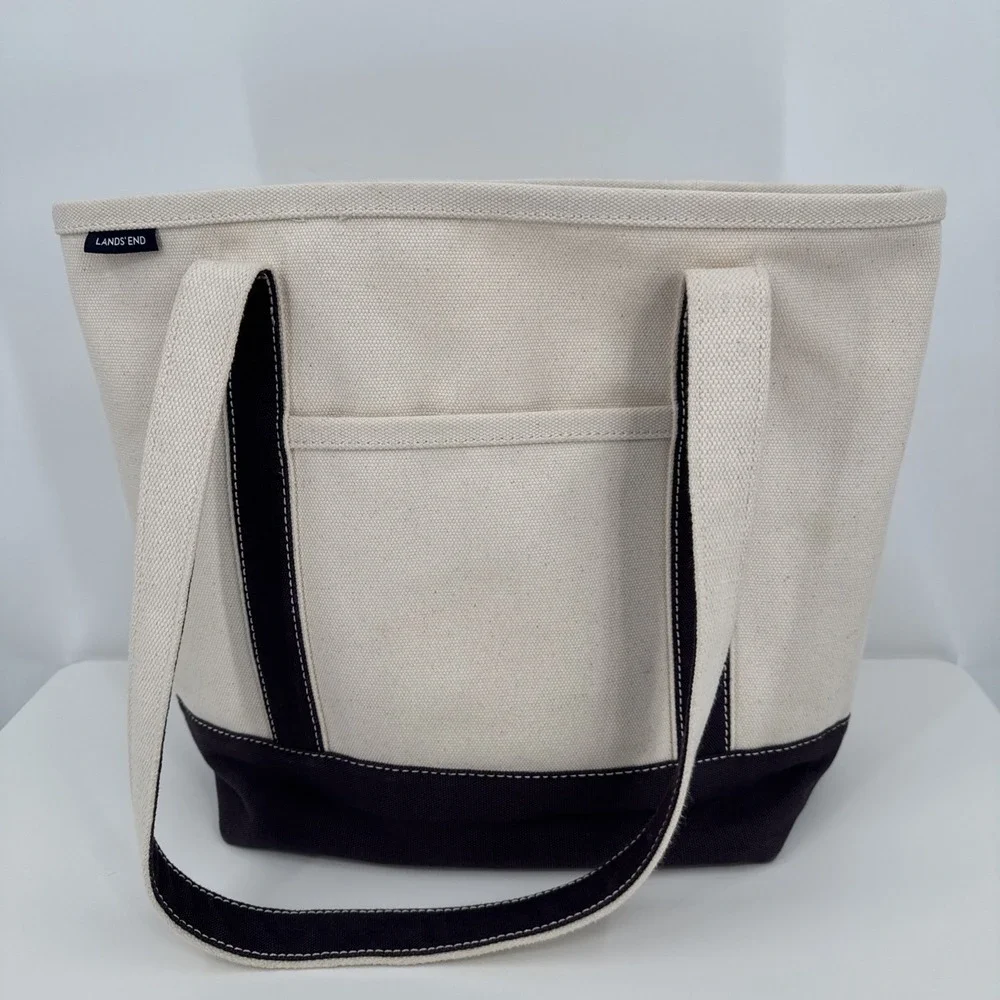 Lands End Girls Who Invest Canvas Medium‎ Tote